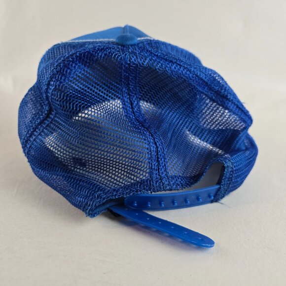 Goorin Bros The Farm Trucker Hat Freedom Eagle Patch Blue Snapback Mesh Cap - Picture 5 of 11